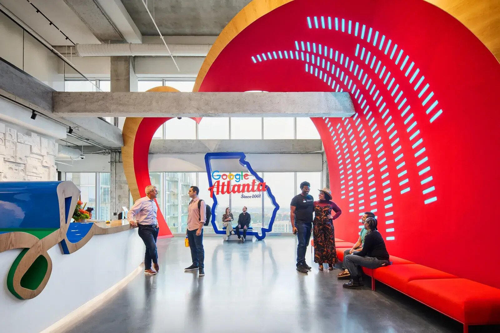 Google Atlanta Office Logo • T-shirt, Office Installation • Google Atlanta • Fall 2015